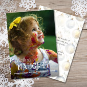 いたずらな子どもの面白い写真を定義する シーズンカード