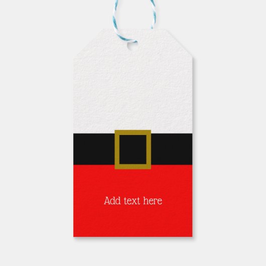 いたずらな秘密サンタカスタムホリデーパーセルギフト ギフトタグ (裏面)