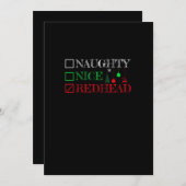 いたずらな赤毛のクリスマス シーズンカード (正面/裏面)