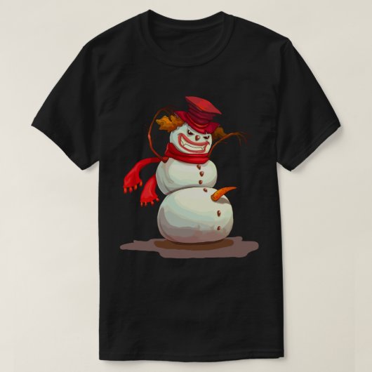 いたずらな雪 Tシャツ (デザイン正面)