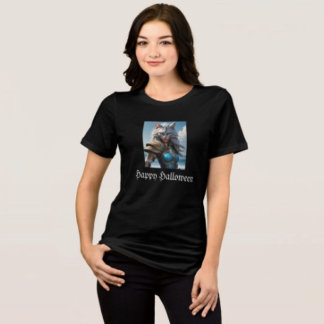 いたずらな青い目の猫 トライブレンドTシャツ