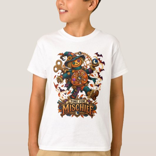 いたずらの時間:メカニカル・スケアクロウ Tシャツ (正面)