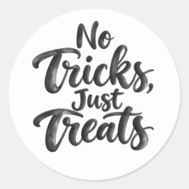 いたずらはなしでお菓子を!かわいい子供たちのハロウィンパーティー ラウンドシール