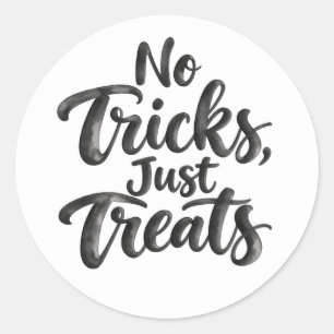 いたずらはなしでお菓子を!かわいい子供たちのハロウィンパーティー ラウンドシール