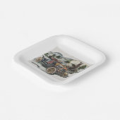 いたずらを負う ペーパープレート (傾斜あり)