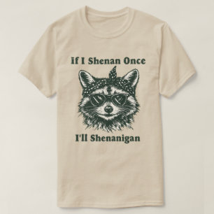 いたずらアライグマ一度きり — 面白いアライグマ Tシャツ
