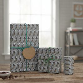 いたずらアライグマ ラッピングペーパーシート