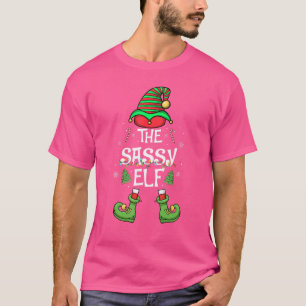 いたずらエルフ お揃い ファミリー グループ クリスマス パーティー パジャマ Tシャツ