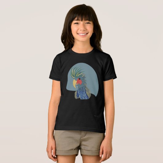 いたずらオウム トライブレンドTシャツ (正面全面)