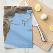 いたずらオオヤマネコ キッチンタオル (四つ折り)