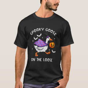 いたずらガチョウの魔女、ゆるキャラのアヒル Tシャツ