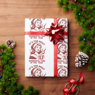 いたずらクリスマスの素敵な時間 ラッピングペーパー