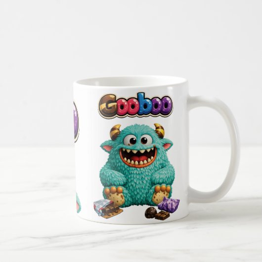 「いたずらシリーズ」からのグーブー コーヒーマグカップ (右)