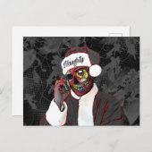 いたずらゾンビのクリスマスカード シーズンポストカード (正面/裏面)