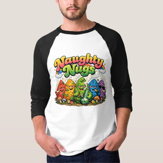 いたずらナグズ ラグランド Tシャツ (正面)