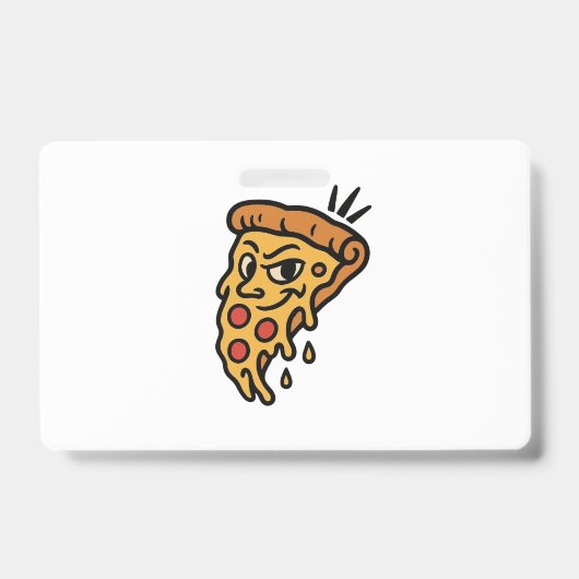 🍕 いたずらピザスライス バッジ (正面)