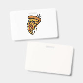 🍕 いたずらピザスライス バッジ (正面＆裏面)