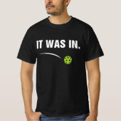 いたずらピックルボール選手 Tシャツ (正面)