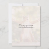 🎓いたずらリスおめでとうカード 招待状 (裏面)