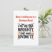 「いたずらリストに入ってやった！」デザイン 招待状 (スタンド正面)