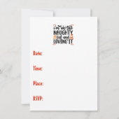 「いたずらリストに入ってやった！」デザイン 招待状 (裏面)