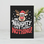 いたずらリストに入って後悔なしのトナカイ シーズンカード (スタンド正面)