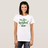 いたずらリストのクリスマス Tシャツ (正面フル)