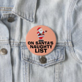 いたずらリストのサンタ クリスマスボタン 缶バッジ (インサイチュ)