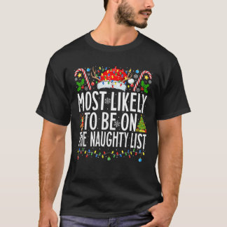 いたずらリスト入り確率高め クリスマス ファミリー Tシャツ