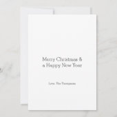 いたずらリスト？ そんなもの知らないよ、面白い写真 シーズンカード (裏面)