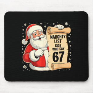いたずらリスト 67 おもしろミーム 6 7 クリスマス 子供 マウスパッド