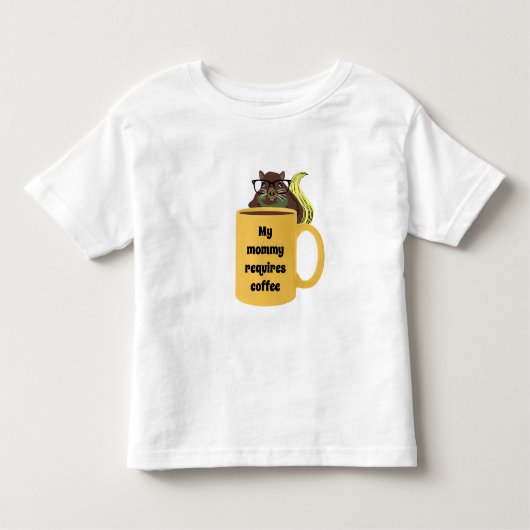 いたずらリス #551 幼児 トドラーTシャツ (正面)