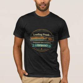 いたずらローディング 99% おもしろTシャツ Tシャツ