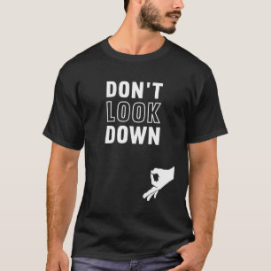 いたずら丸ゲーおもしろいムを見下ろす Tシャツ