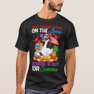 いたずら先生のガチョウが逃げ出した 最終登校日 Tシャツ