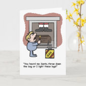 いたずら坊主 カード (黄色い花)