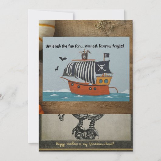 いたずら夜 招待状 (正面)