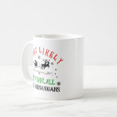 いたずら大好きなクリスマス コーヒーマグカップ (正面左)