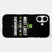 いたずら大好き セントパトリックデー Case-Mate iPhoneケース (裏面 (横))