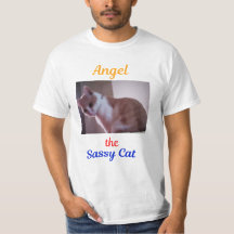 いたずら天使猫Tシャツ