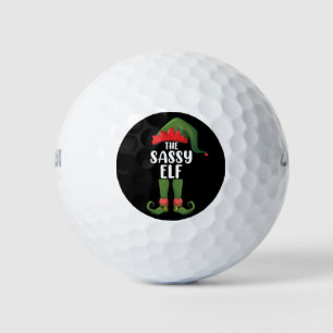 いたずら好きなエルフのマッチングファミリーグループ クリスマスパーティー ゴルフボール