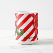 いたずら好きなエルフの足 クリスマスカード | ノースポールの悪戯 コーヒーマグカップ (中央)