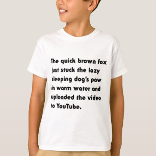 いたずら好きなキツネが寝てる犬の足を温水に浸けてYouTubeに動画をアップロードした件 Tシャツ