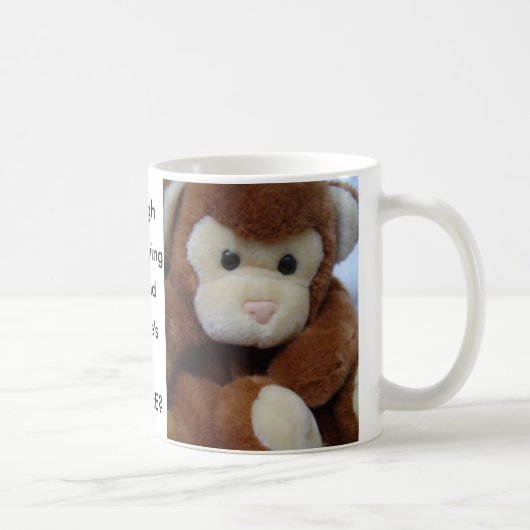 いたずら好きなサル コーヒーマグカップ (右)