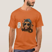 いたずら好きなサルTシャツ Tシャツ (正面)