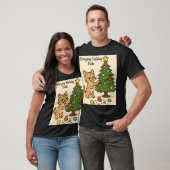 いたずら好きな子猫のクリスマスの混乱2 Tシャツ (ユニセックス)