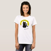 いたずら好きな猫 Tシャツ (正面フル)