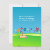 いたずら好きのイースターバニーパーティー 招待状 (裏面)