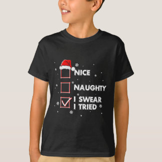 いたずら好き サンタのTシャツ 大人 サンタ クリスマス Tシャツ