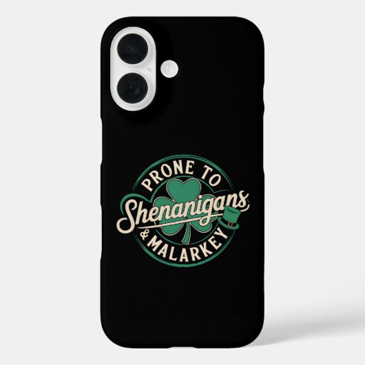 いたずら好き セントパトリックスデー Case-Mate iPhoneケース (裏面)